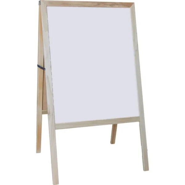 Flipside Dual-Surface Easel: Dry-Erase/Chalkboard