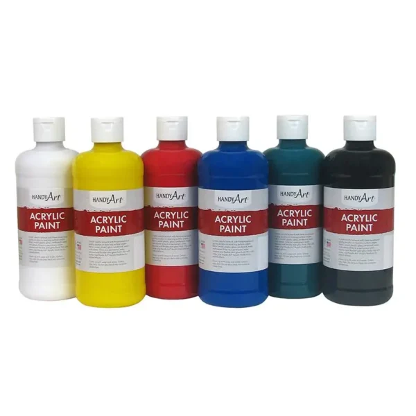 Handy Art 16oz Acrylic Paint Set 6 Colors