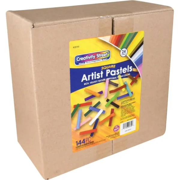 Creativity Street Square Artist Pastels, 144 Assorted Colors