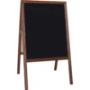 Flipside Black Chalkboard Easel, Hardwood Frame - Image 2