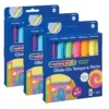 Glide-On Fluorescent Paint Sticks 18 Colors, 3 Packs - Image 2