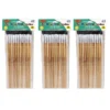 Flat Bristle Easel Brushes, 0.5", 36 Total - Image 2