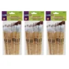 Watercolor Brush Set 12 Assorted Sizes, 3 Sets - Image 2