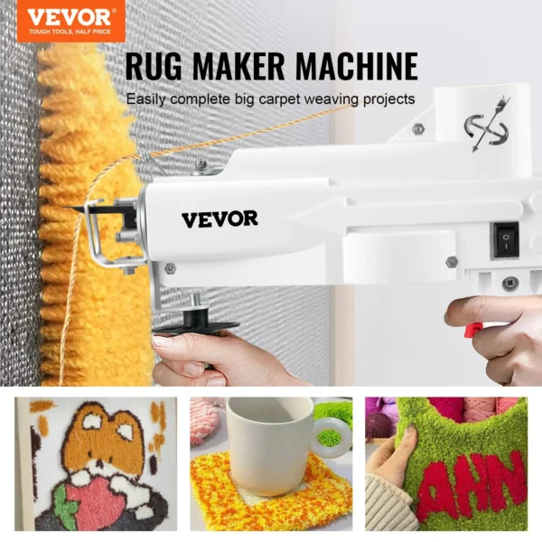 VEVOR Tufting Gun: High-Speed Rug Maker with Adjustable Height