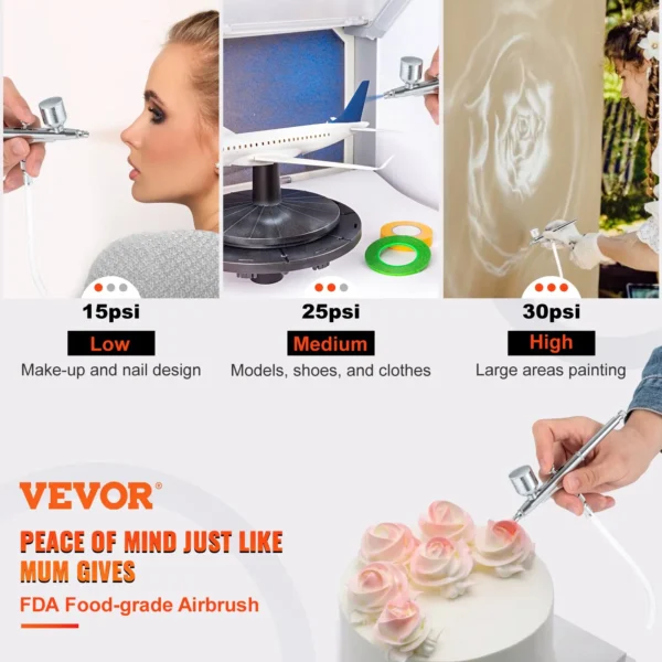 VEVOR Portable Airbrush Kit