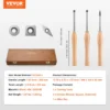 VEVOR Wood Lathe Chisel Set, 3 PCS, Carbide Blades - Image 6