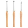 VEVOR Wood Lathe Chisel Set, 3 PCS, Carbide Blades - Image 8