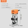 VEVOR 1.25HP Wood Router, 30,000 RPM - Image 6