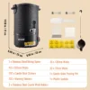 VEVOR 6.5 Liter Wax Melter: Electric Pot with Temp Control - Image 18