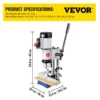 VEVOR 3/4 HP Mortise Machine with Chisel Bits - Image 16