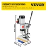 VEVOR 3/4 HP Mortise Machine with Chisel Bits - Image 26