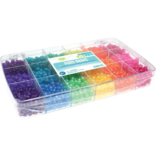 Advantus Sulyn Pony Bead Box, 2,300 Pieces