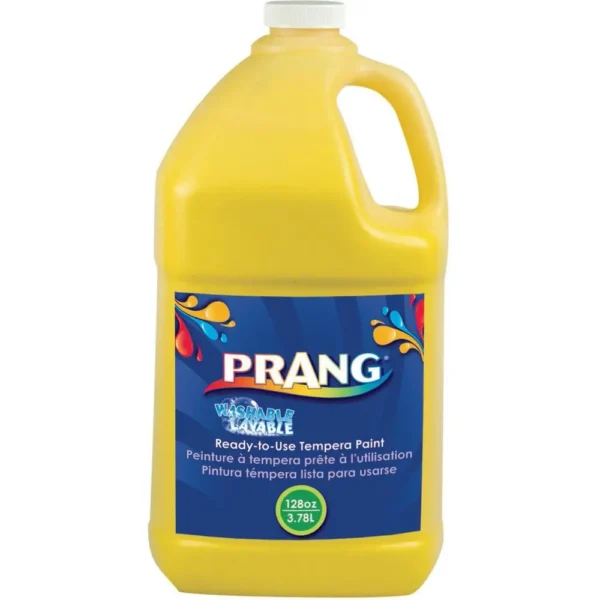 Washable Paint, Yellow, 1 Gallon