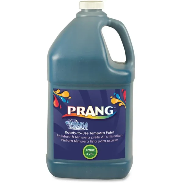 Prang Washable Tempera Paint, Turquoise, 1 Gallon