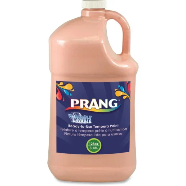 Prang Washable Tempera Paint, Peach, 1 Gallon