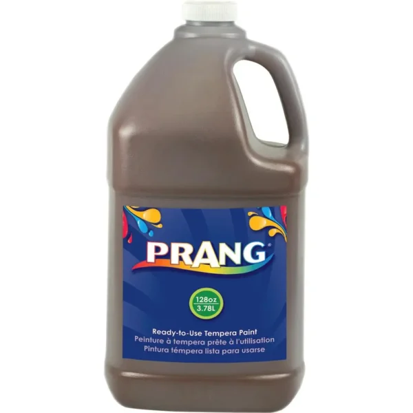 Prang Liquid Tempera Paint, Brown, 1 Gallon