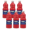 Ready-to-Use Tempera Paint, Red, 6-Pack - Image 2