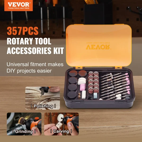 VEVOR 357PCS Rotary Tool Accessory Kit