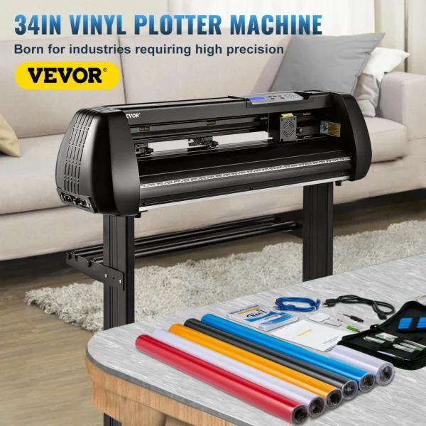 VEVOR 34" Vinyl Cutter with Bluetooth & SignMaster Software