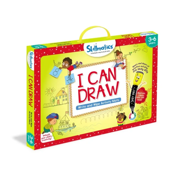 Skillmatics Educational Game: I Can Draw Fun Learning for Kids Ages 3 to 6