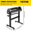 VEVOR 28-Inch Vinyl Cutter: LED Plotter with Adjustable Settings - Image 6